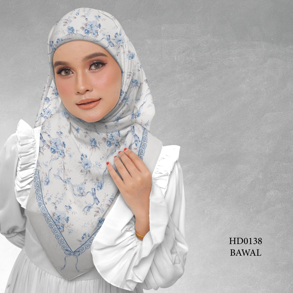 Tudung Bawal (Square Hijab) in HD0138