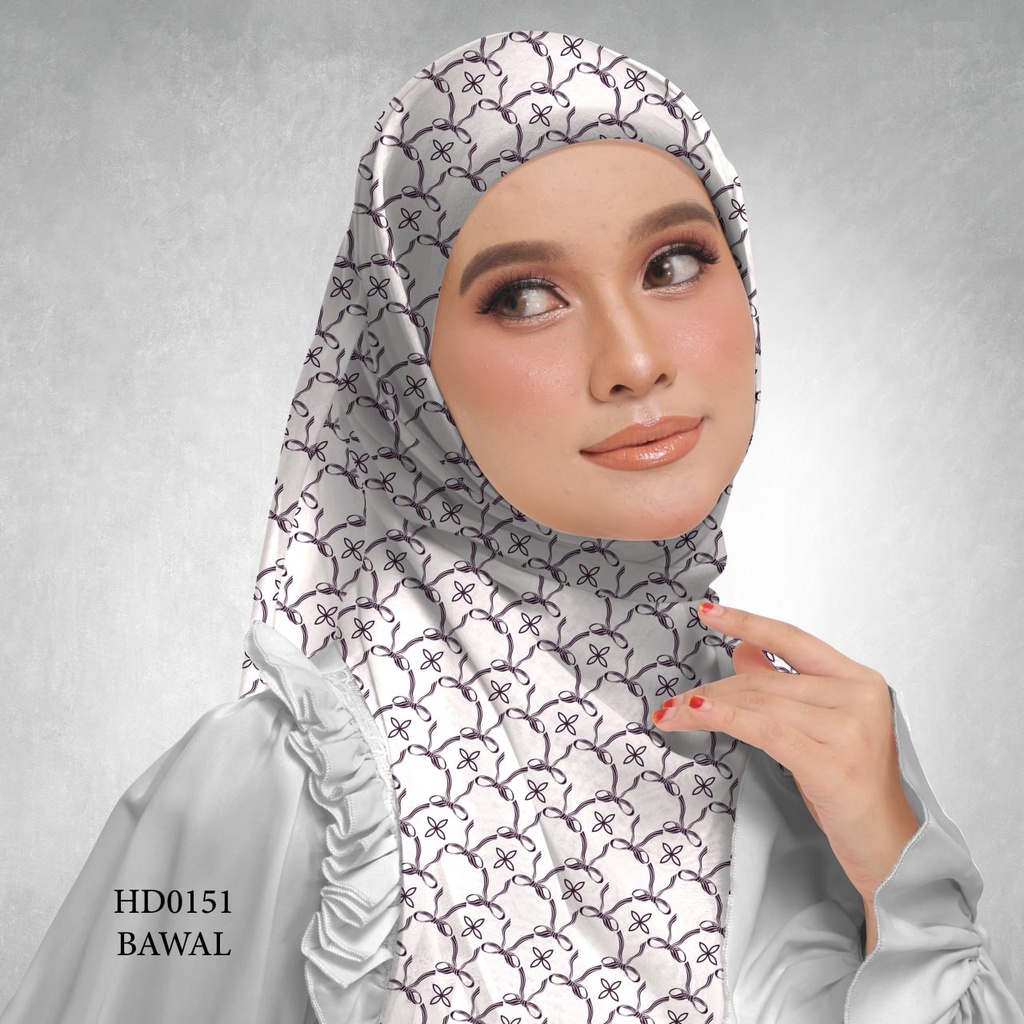 Tudung Bawal (Square Hijab) in HD0151