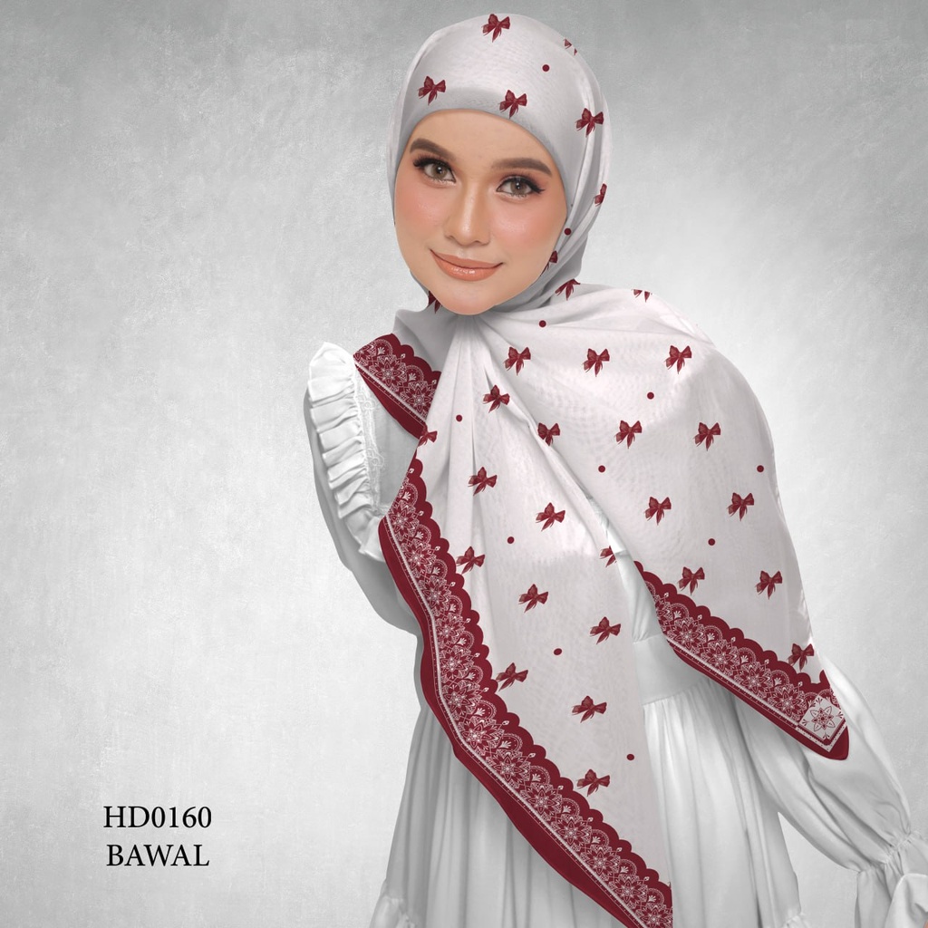 Tudung Bawal (Square Hijab) in HD0160