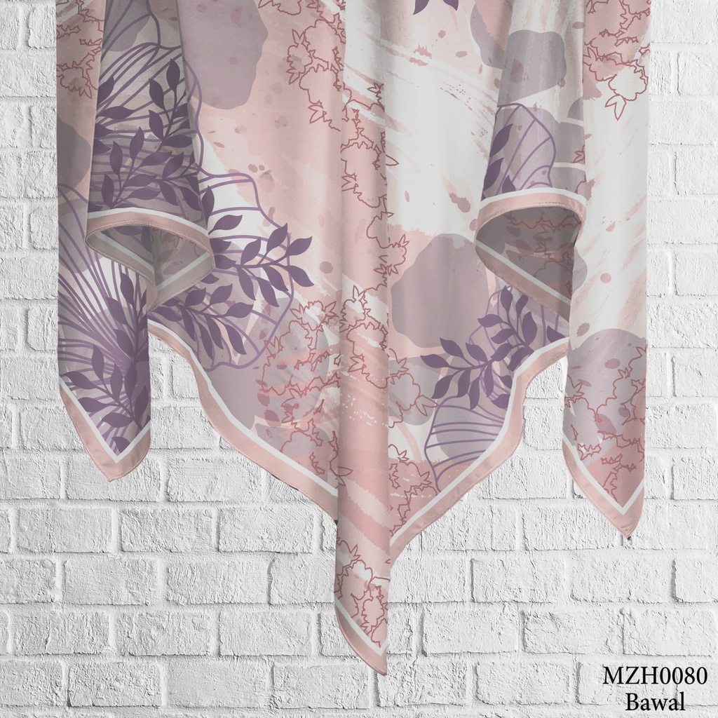 Tudung Bawal (Square Hijab) in MZH0080