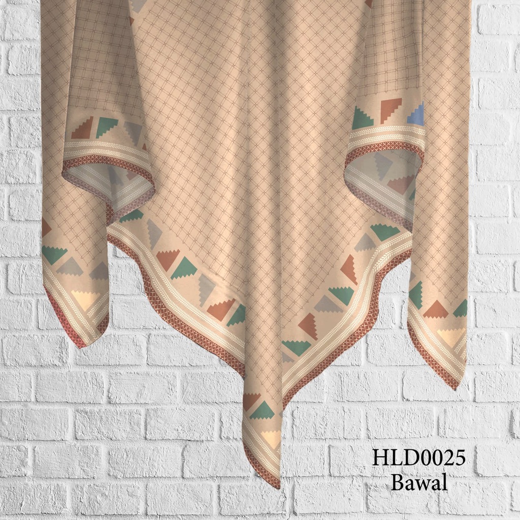 Tudung Bawal (Square Hijab) in HLD0025