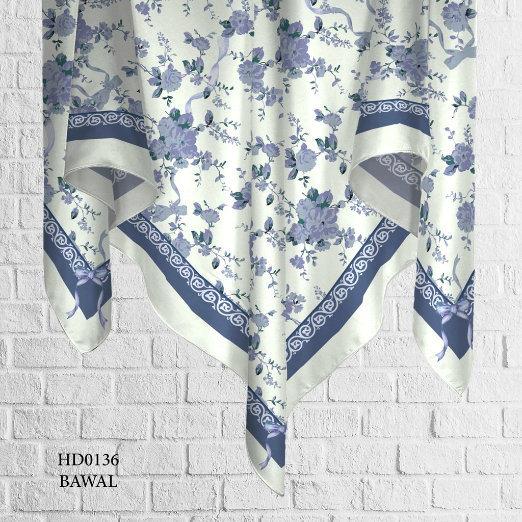 Tudung Bawal (Square Hijab) in HD0136