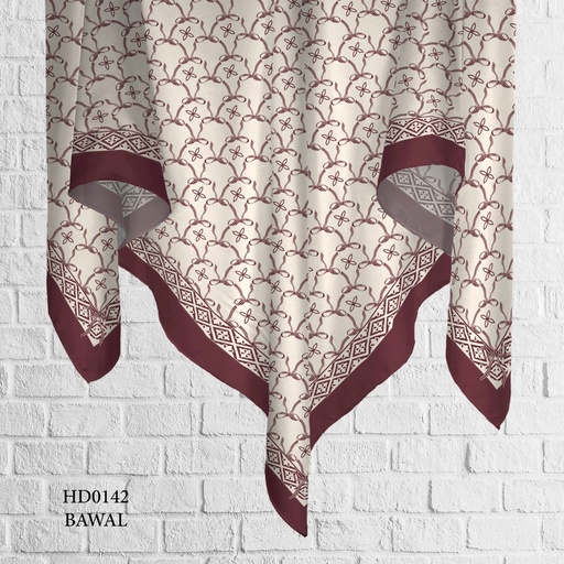 Tudung Bawal (Square Hijab) in HD0142